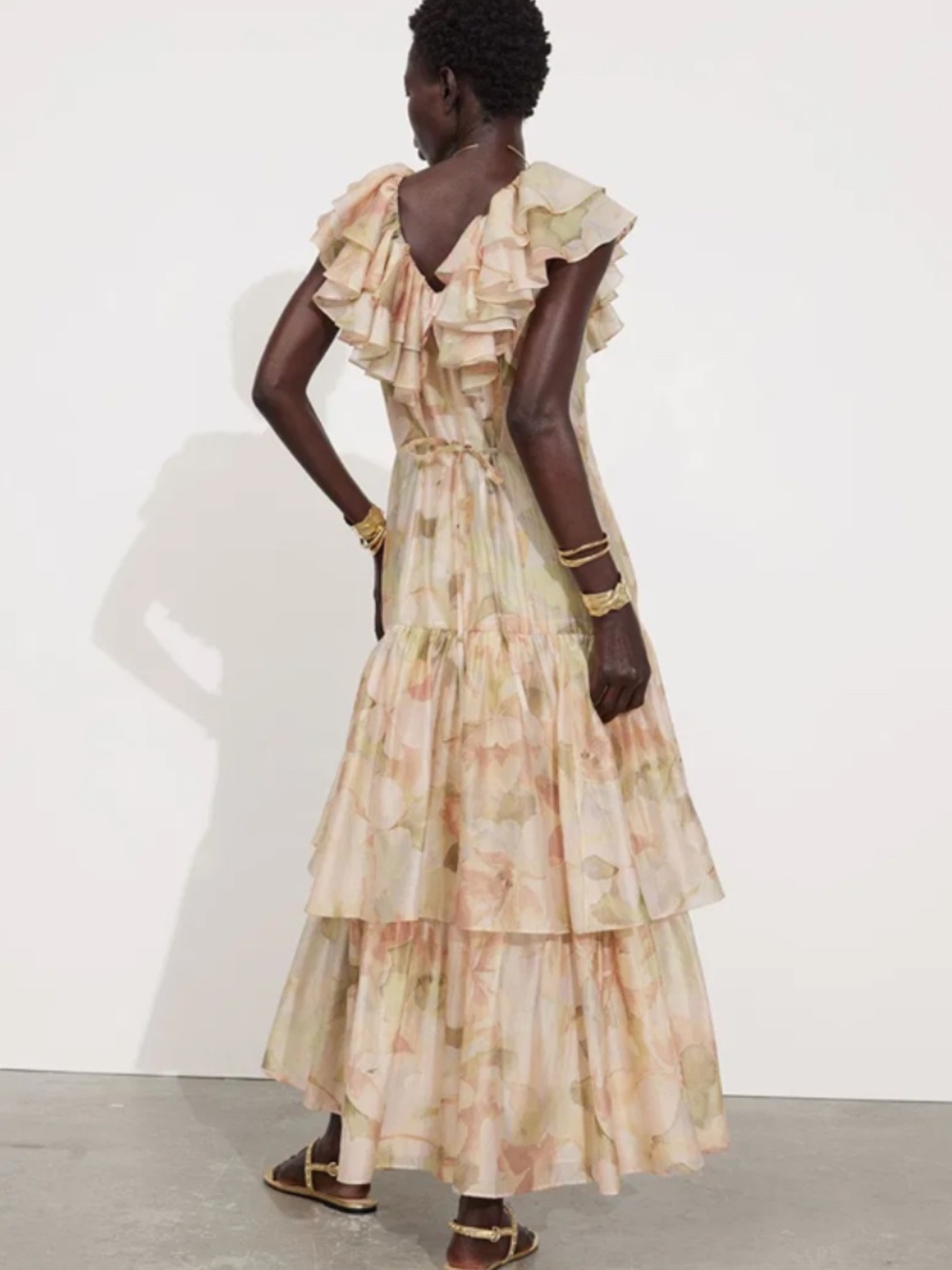 And Other Stories Ruffle Maxi Dress